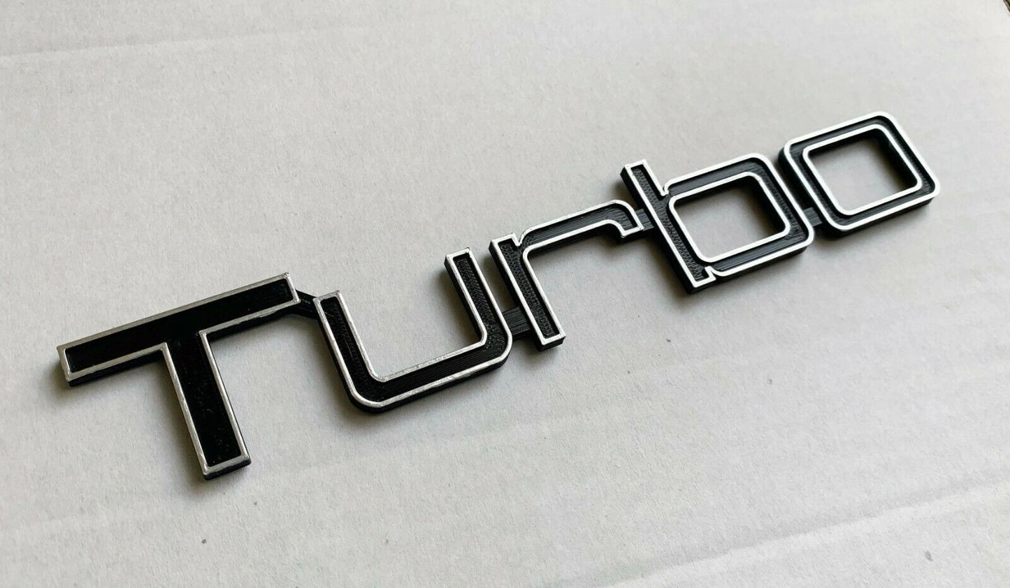 Volvo 240 81-85 Turbo Trunk Boot Badge Emblem 242 244 245