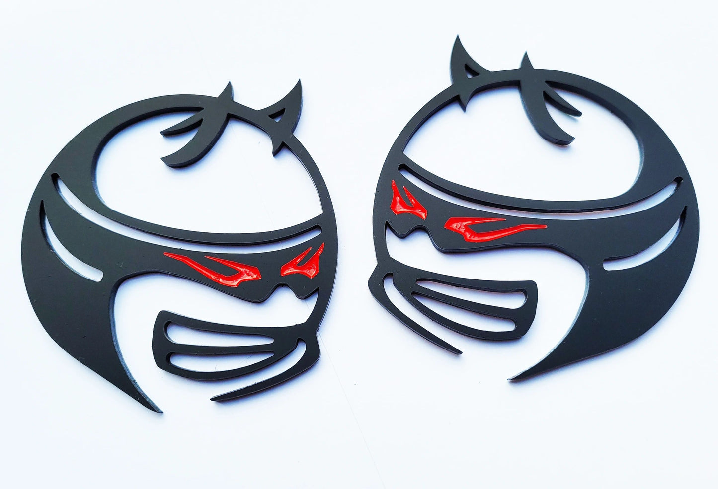 2x Custom Fender Emblem Badges Redeye for Scat Pack Dodge Challenger Charger SRT