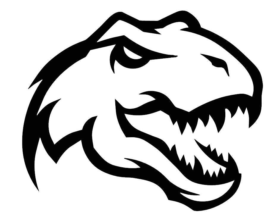 2x Dinosaur T-Rex TRX Vinyl Decal Sticker for Dodge Ram Logo 1500 2500 3500