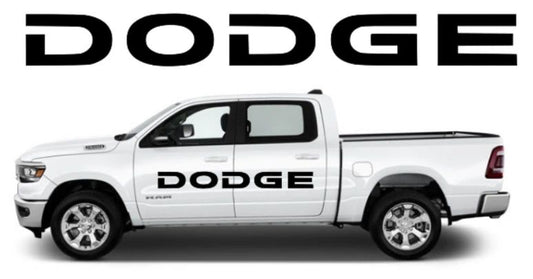 Dodge Classic Vintage Logo Vinyl Decal Sticker for Dodge RAM Pickup Intrepid Charger Stealth Avenger Stratus