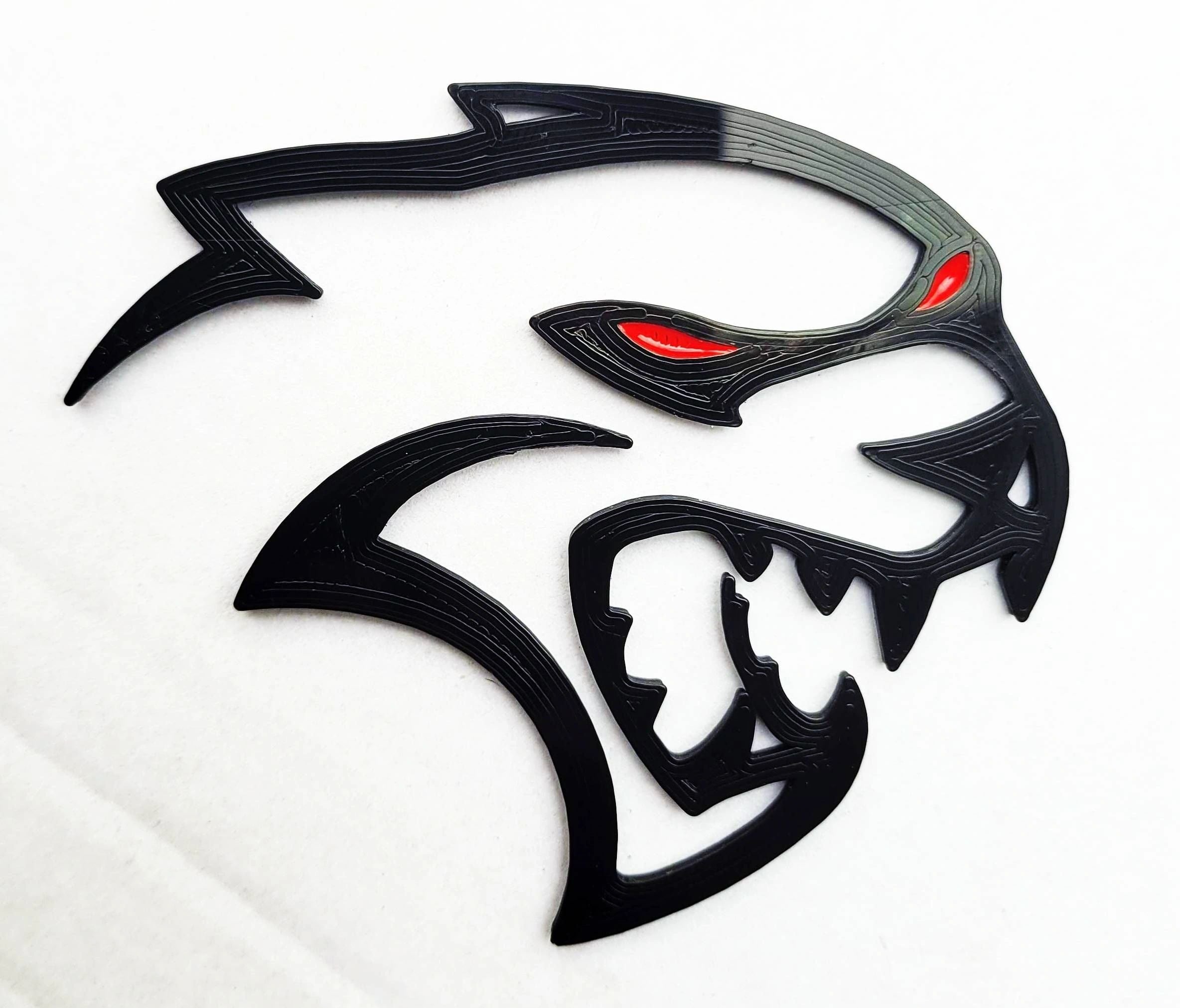 Red Rst Emblem 2x Hellcat Redeye Emblem for Dodge Challenger Charger TRX SRT Demon ...