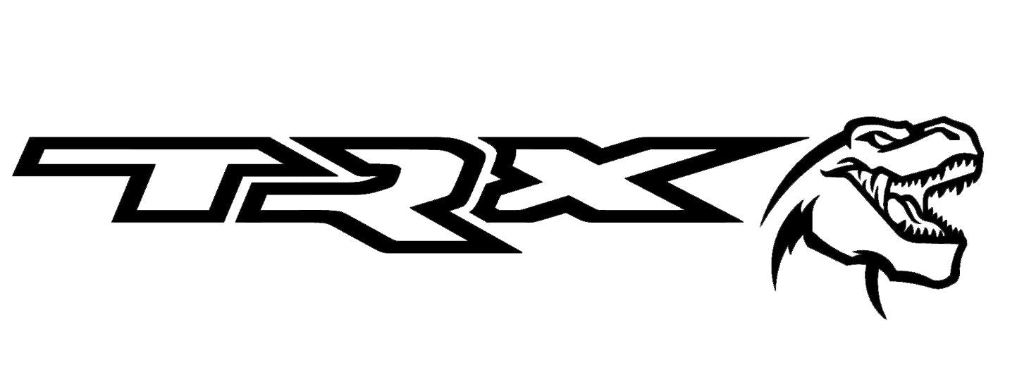 Dinosaur T-Rex TRX Decal Sticker for Dodge Ram Logo 1500 2500 3500