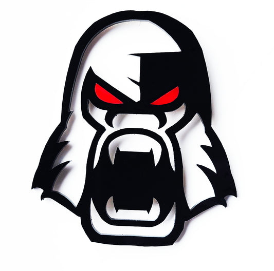2x Gorilla Monkey Ape Redeye Badge Logo Emblem for Car Truck Auto Trunk Fender
